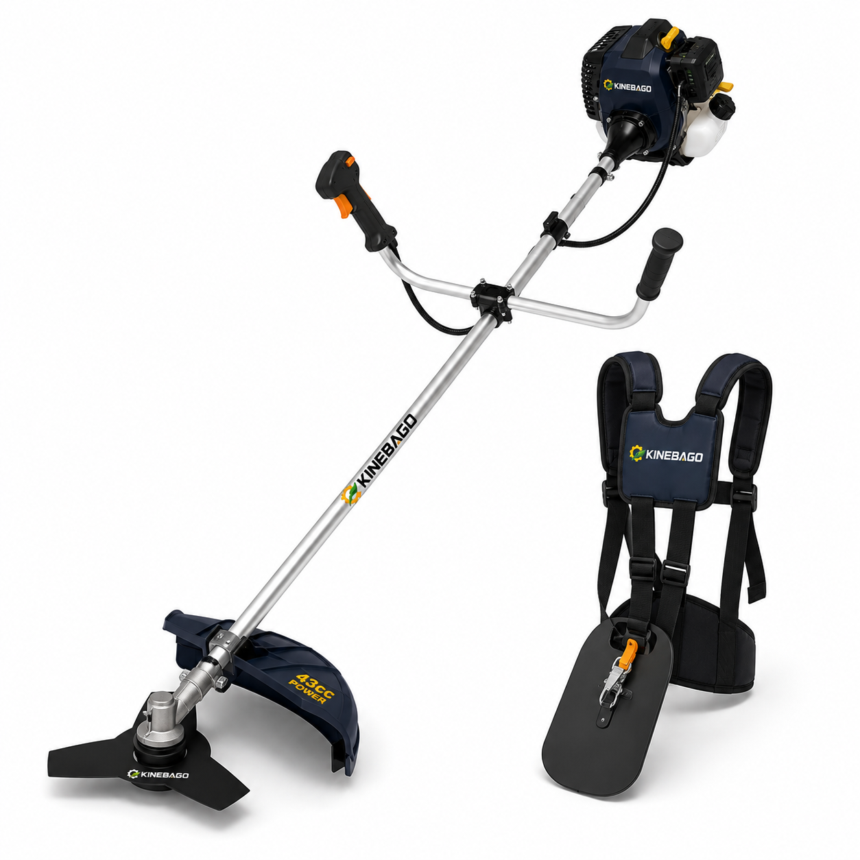 gasbrushcutterwithsteeltri-bladeandharness